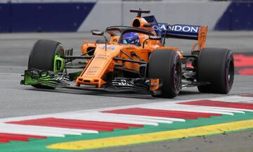 F1 Formula One - Austrian Grand Prix - Red Bull Ring, Spielberg, Austria - June 29, 2018 McLaren's Fernando Alonso during practice REUTERS/Lisi Niesner