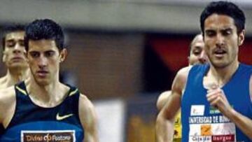 <b>ESTRELLAS DEL MEDIOFONDO. </b>Álvaro Rodríguez (262) junto a Diego Ruiz (372), en las semifinales.