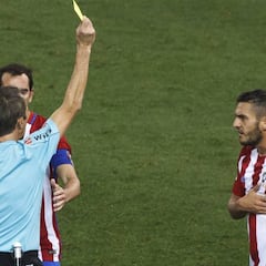 Alerta Koke: una amarilla le dejaría sin jugar ante el Sevilla