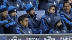 James Rodríguez on the bench for the third game running