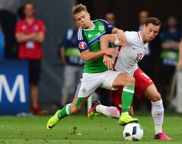 Northern Ireland lost to Poland in their opening game of Euro 2016