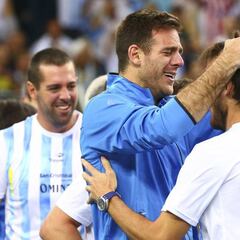 Del Potro: "Me quebré un dedo, pero peleé; esto es increíble"