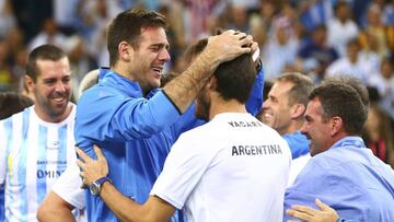 Del Potro confiesa que se fracturó un dedo ante Cilic