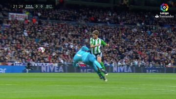 La mala salida con que Keylor Navas debió ser expulsado