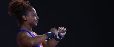 Pirón llega a esta competencia con seis medallas conseguidas -tres de oro y tres de plata- la dominicana de 24 años es una de las principales figuras que estarán en Lima durante este evento. En los Panamericanos aparte de lograr la medalla de oro, también dejó dos marcas panamericanas con 87 kg en la arrancada y 193 en el total.