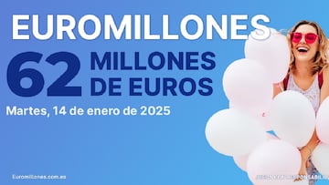 Euromillones: comprobar los resultados del sorteo de hoy, martes 14 de enero