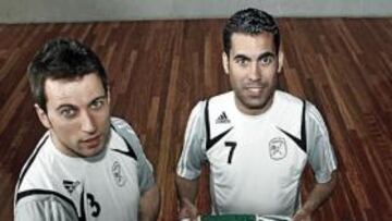 <b>HOY SERÁN VERDES. </b>Torras, Andreu y Joan harán todo lo posible para ganar hoy al Barcelona.