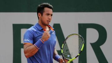 Hugo Dellien, tenista boliviano.