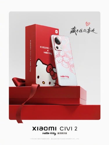 El Xiaomi Civi 2 tendrá una versión de Hello Kitty