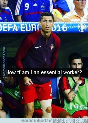 Los memes sobre fútbol no paran por el coronavirus