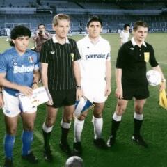 1987 Real Madrid-Nápoles: partido a puerta cerrada