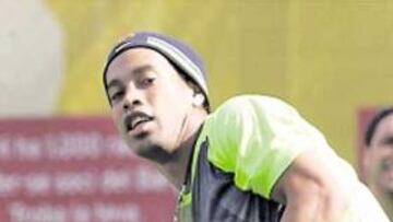 <b>UN CHOLLO. </b>Ronaldinho es el jugador más valorado a nivel comercial del mundo.