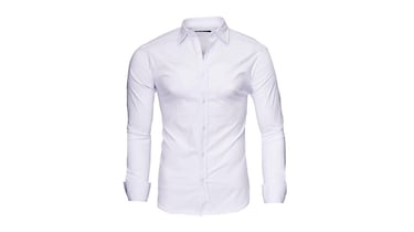 La camisa blanca slim para hombre que te hará destacar en estas fiestas