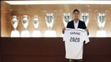 Varane amplía su contrato con el Madrid hasta junio de 2020