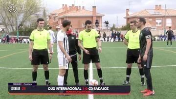 Resumen del Internacional de Madrid vs Badajoz de Primera RFEF