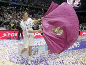 El Real Madrid, campeón de Liga Endesa. Jaycee Carroll.