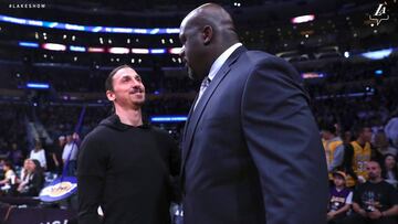 Zlatan pasa lista en el juego de los Lakers