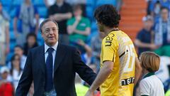 Florentino Pérez, junto a Ricardo