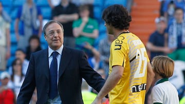 Florentino Pérez, junto a Ricardo