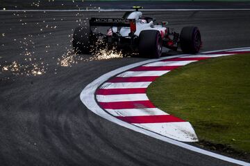 La clasificación del GP de China en primer plano