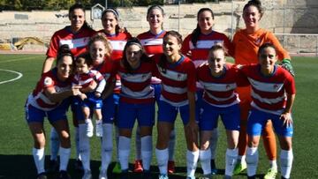 Alineaci&oacute;n del Granafa Femenino contra el M&aacute;laga.