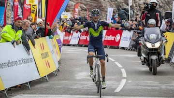 Valverde y Quintana, líderes del Movistar en la Volta Catalunya