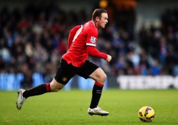 7° Wayne Rooney sorprende con una velocidad de 31.2 km/h.