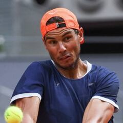 Nadal se entrenó en Madrid y coincidió en pista con Djokovic