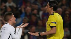 El PSG se queja a UEFA por los fallos de Aytekin ante el Barça