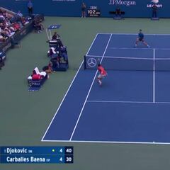 Djokovic es un artista nato: el punto de museo con final apoteósico