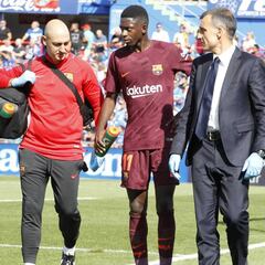 El Barça evita pagar 10M€ este año por la lesión de Dembelé