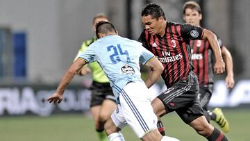 Carlos Bacca, delantero y goleador del Milan en la temporada.