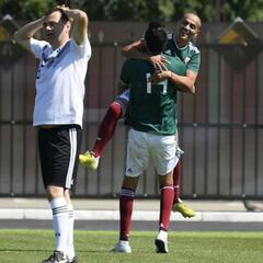 México y Alemania empatan en su primer enfrenamiento