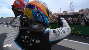 "Cada vuelta que aguantaba a Hamilton era oro para ganar"