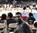 Arda, apoyando al Galatasaray en el Palacio de los Deportes
