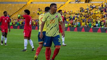 Roger Martínez durante el partido amistoso entre la Selección Colombia y Panamá.