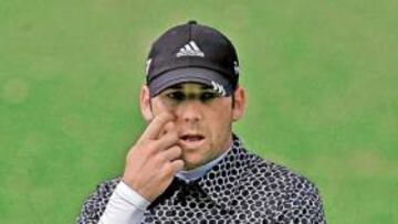 <b>LEJOS. </b>Sergio García no estuvo fino y se alejó mucho del liderato.