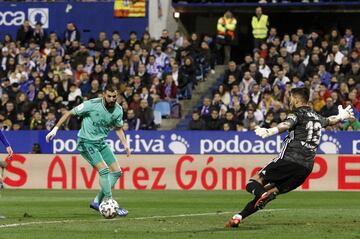 0-4. Karim Benzema marcó el cuarto gol.