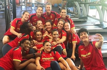 Selección española de balonmano femenino.