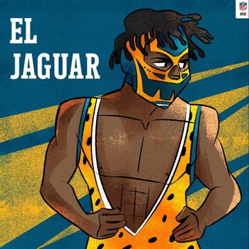 Así se ven los 32 equipos al estilo de la lucha libre mexicana