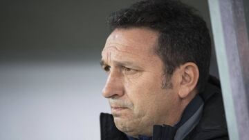El entrenador Eusebio Sacristán de la Real Sociedad.