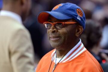 El director de cine Spike Lee también estuvo en el Quicken Loans Arena.