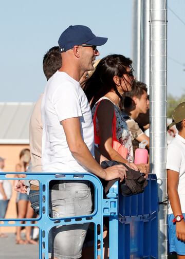 Zidane estuvo viendo a su hijo Enzo con el Rayo Majadahonda