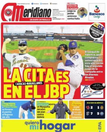 Portadas de la prensa mundial