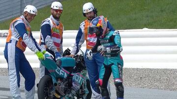 David Alonso celebra con este baile su victoria en Austria