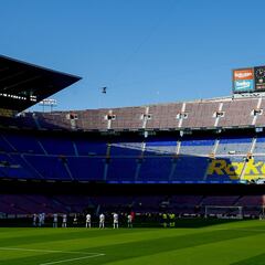 Así han sido los emotivos minutos de silencio del deporte por la muerte de Maradona