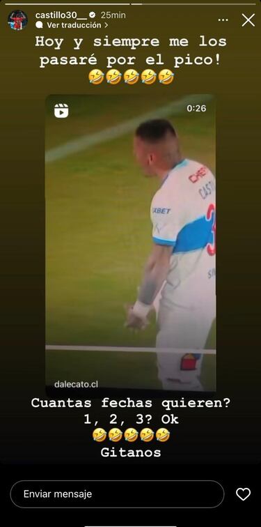 La UC gana el Clásico y Castillo lo celebra con un gesto repudiable: “Hoy y siempre me los pasaré por el...”