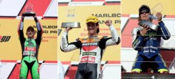 El primer Gran Premio se disputó en 2004 y los ganadores fueron: Jorge Lorenzo en 125cc, Sebastián Porto en 250cc y Sete Gibernau en MotoGP. 