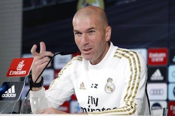 08/02/20 RUEDA DE PRENSA REAL MADRID  ZINEDINE ZIDANE ENTRENADOR