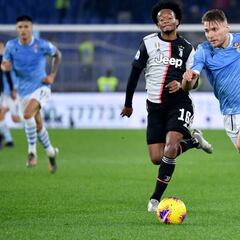 Cuadrado sale expulsado y la Juve pierde ante Lazio